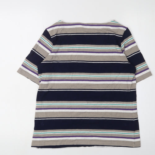 Marks and Spencer Women's Multicoloured Striped Top Size 12