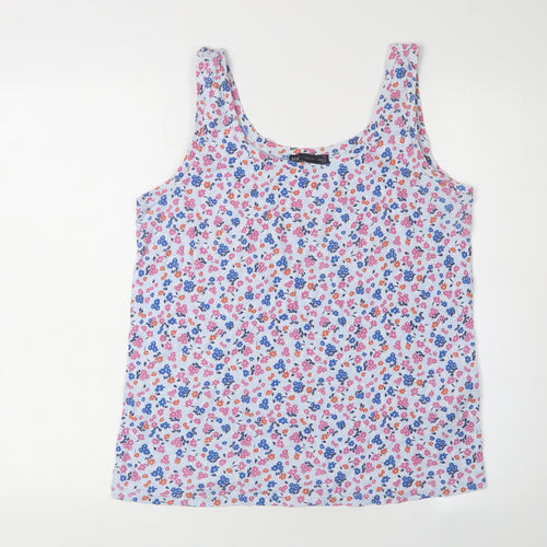 Marks and Spencer Women's Multicoloured Floral Tank Top Size 16