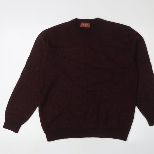 Marks and Spencer Men's L Brown Pullover Jumper