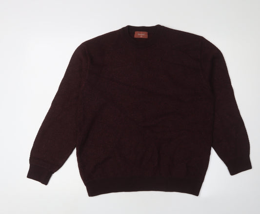 Marks and Spencer Men's L Brown Pullover Jumper