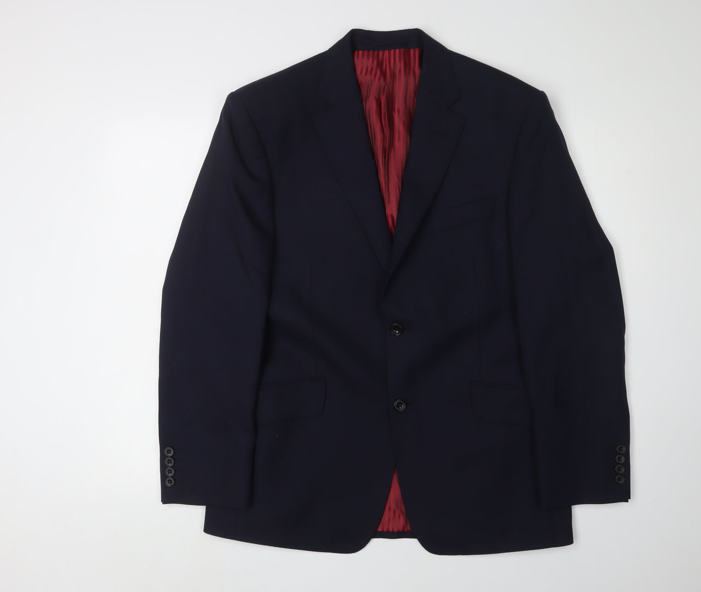 Marks and Spencer Men's Navy Wool Blazer 38S