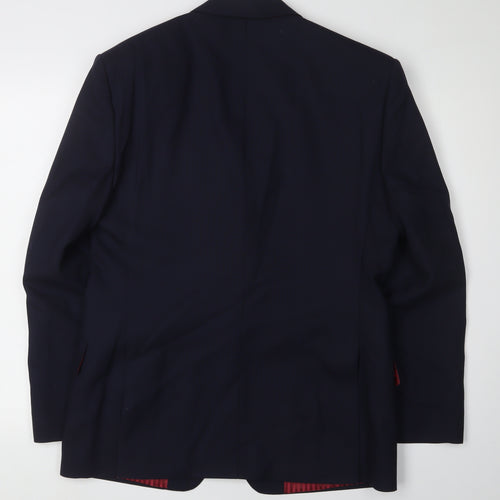 Marks and Spencer Men's Navy Wool Blazer 38S
