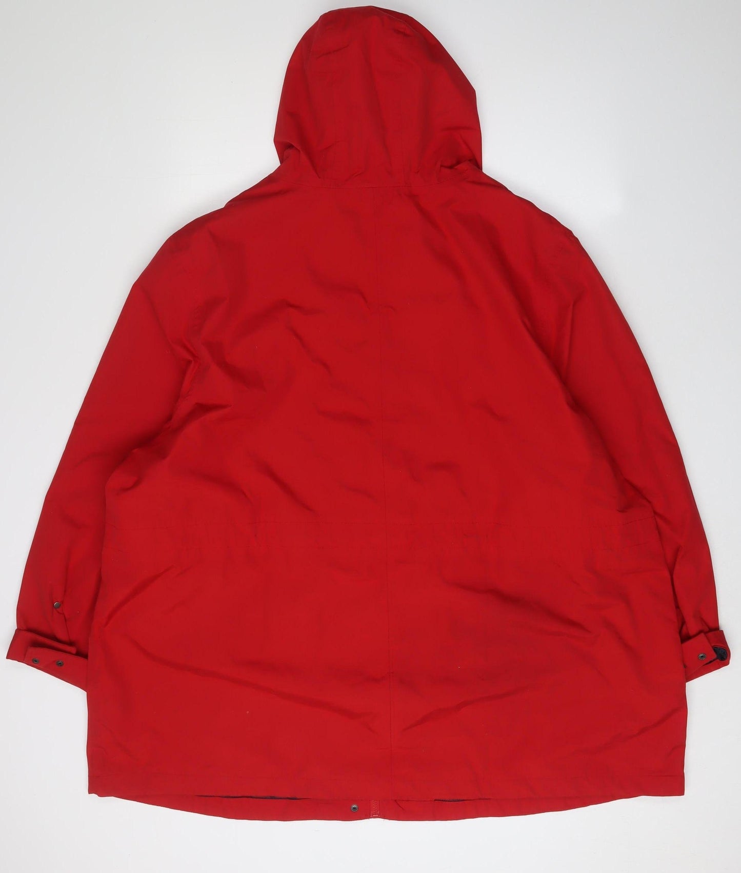 Yours Red Women's Plus Size Rain Jacket Hooded