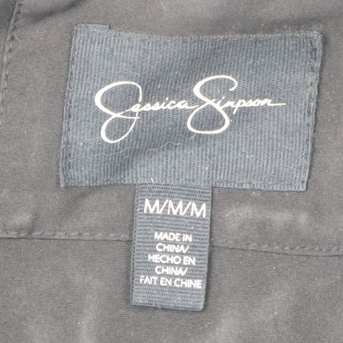 Jessica Simpson Women's Black Hooded Jacket M