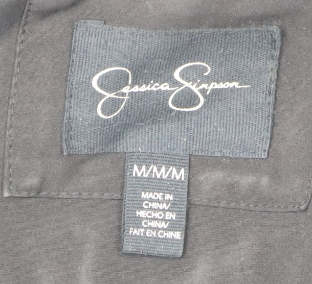 Jessica Simpson Women's Black Hooded Jacket M