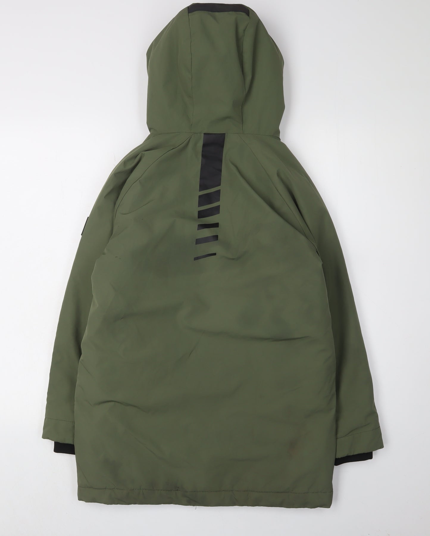 Next Boys Green Parka Coat, Size 10 Years, Winter Essential