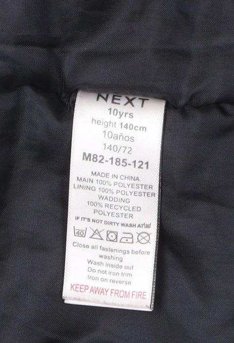 Next Boys Green Parka Coat, Size 10 Years, Winter Essential