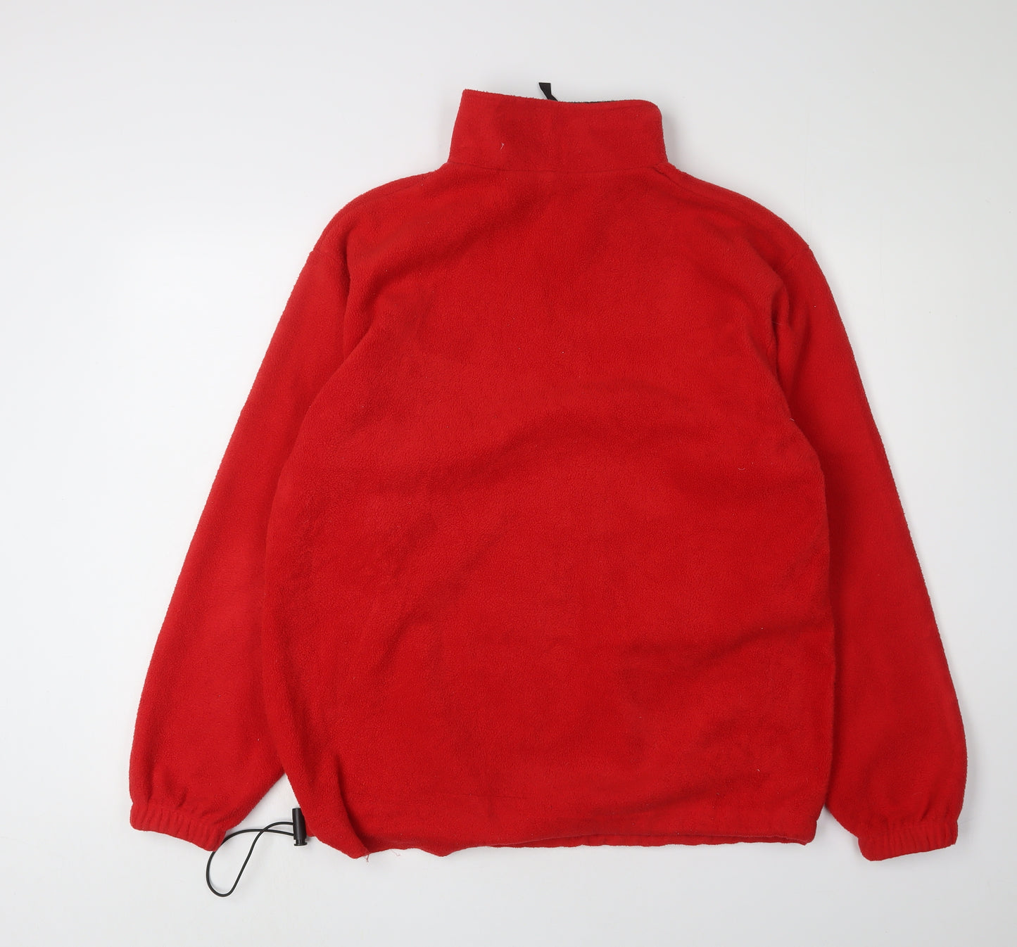 Prospirit Men's Red Fleece 1/2 Zip Sweatshirt M