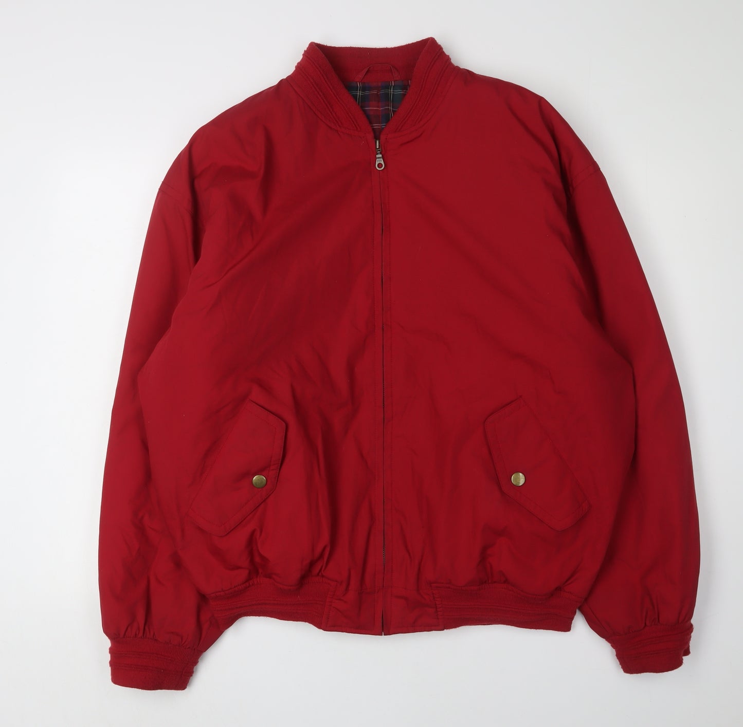 Burton Menswear Red Bomber Jacket for Men, Size L