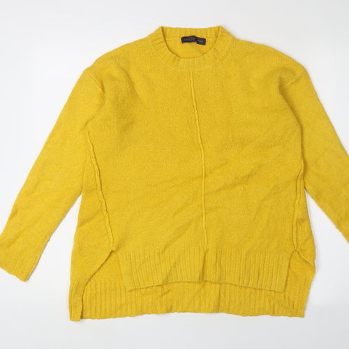 Marks and Spencer Women's Yellow Pullover Jumper S