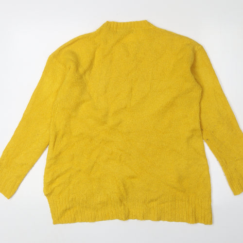 Marks and Spencer Women's Yellow Pullover Jumper S