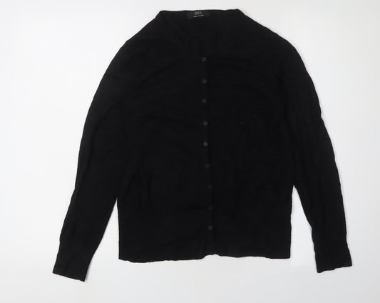 Marks and Spencer Women's Black Cardigan, Size 10, Lightweight