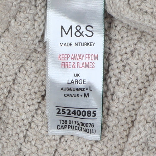 Marks and Spencer Women's Beige Cardigan L