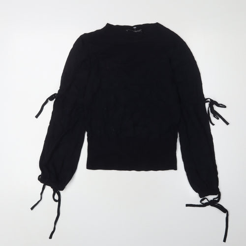Marks and Spencer Women's Black Jumper Size 6