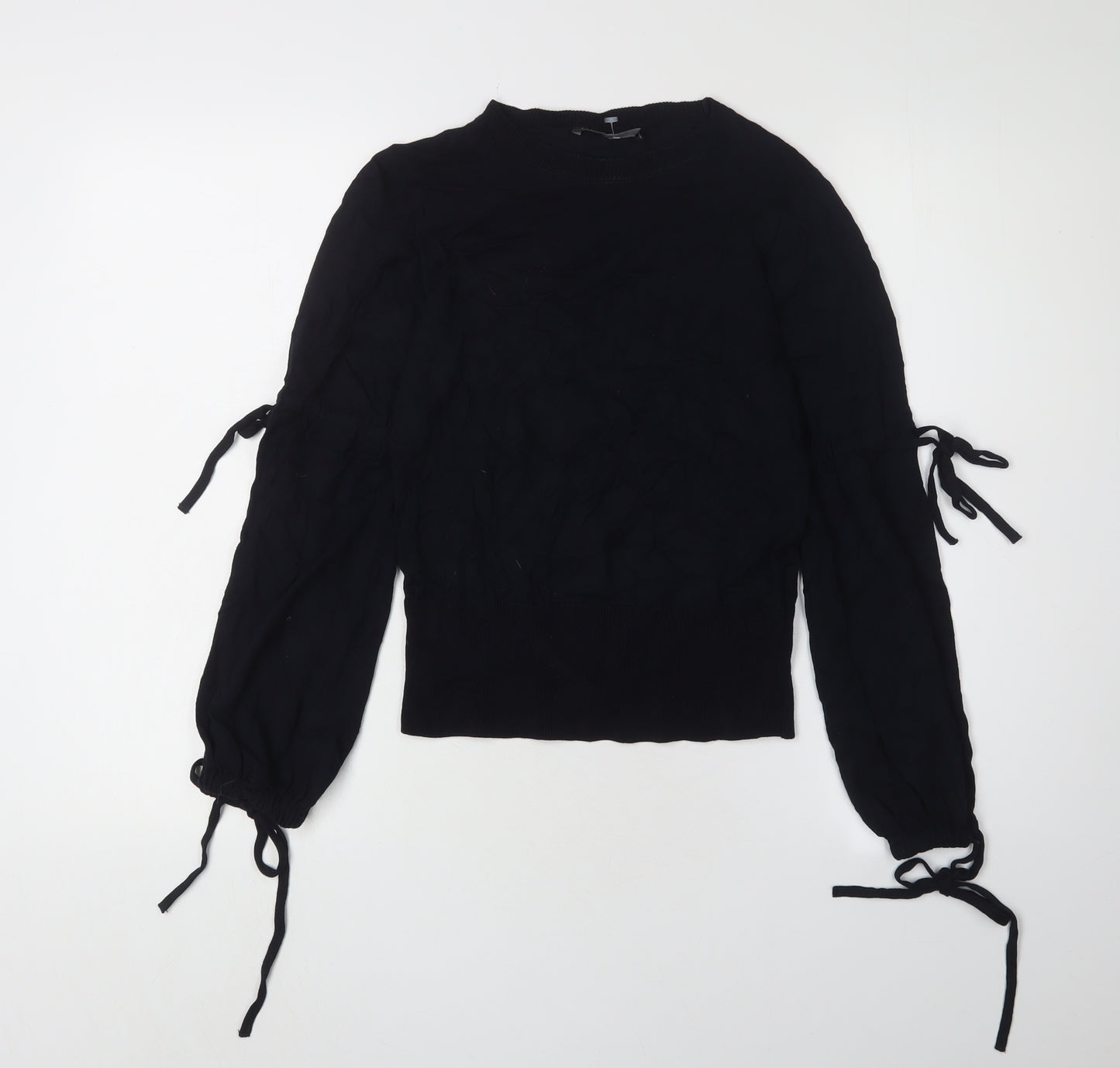Marks and Spencer Women's Black Jumper Size 6