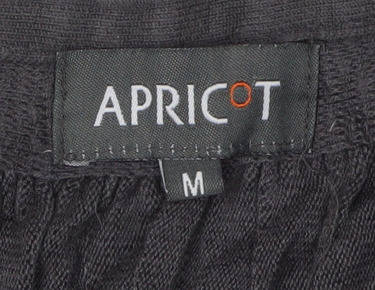 Apricot Women's Black Knit Jumper, Medium, Cable-Knit