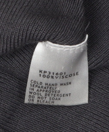 Apricot Women's Black Knit Jumper, Medium, Cable-Knit