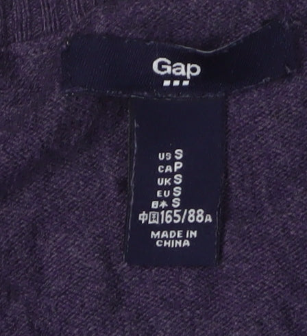 Gap Women's Purple Cardigan - Size S - Cotton Blend