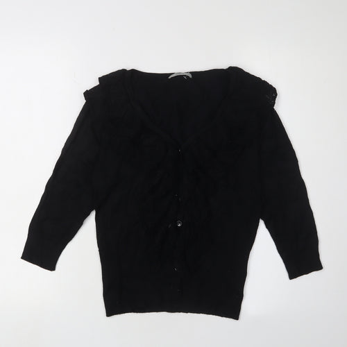 Marks and Spencer Women's Black Cardigan, Size 10