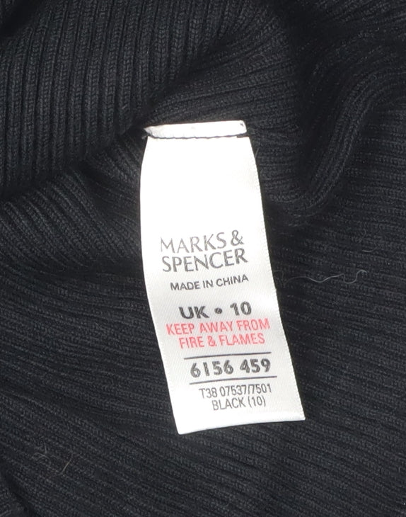 Marks and Spencer Women's Black Cardigan, Size 10