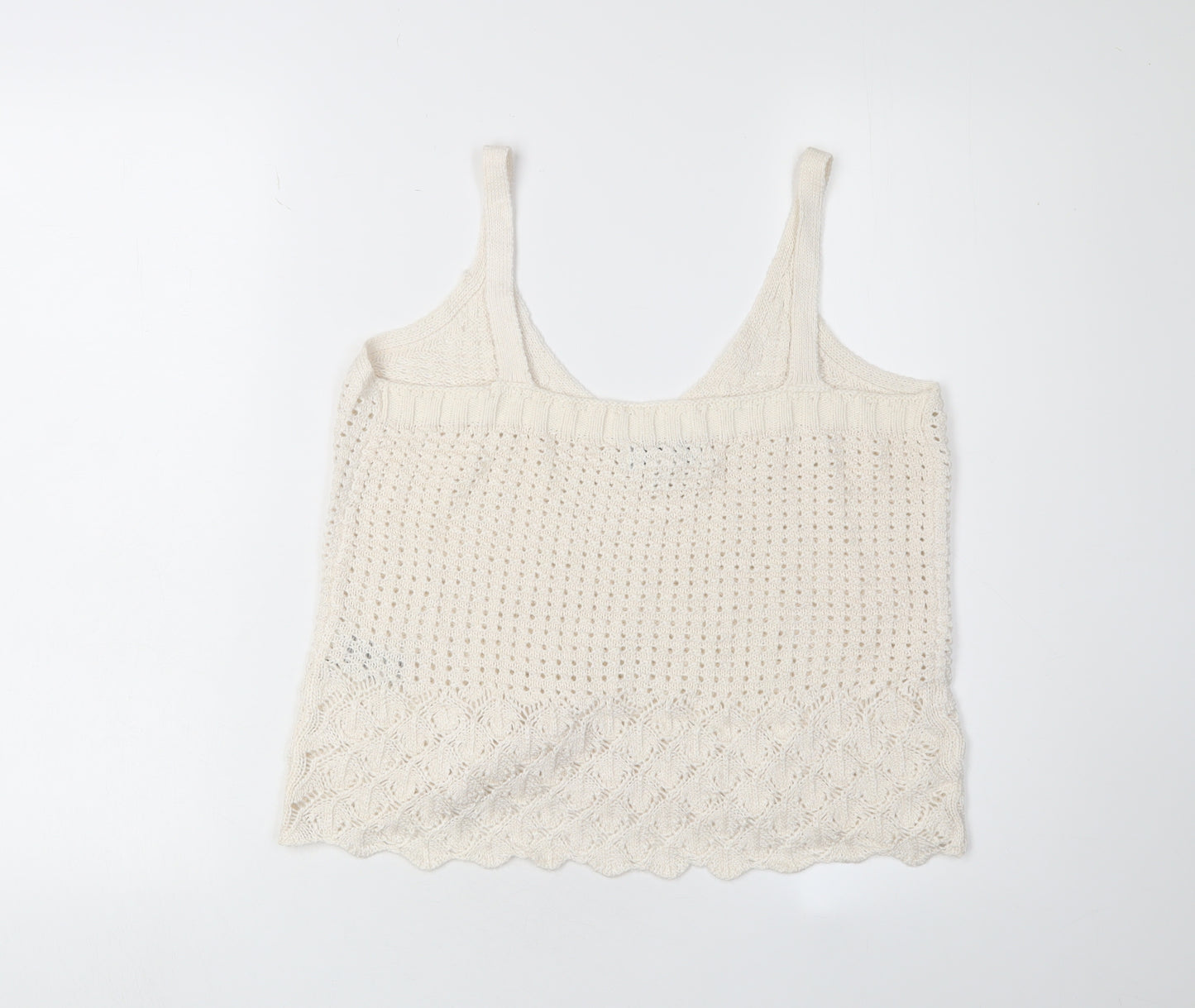 Marks and Spencer Women's Ivory Knit Camisole Tank S