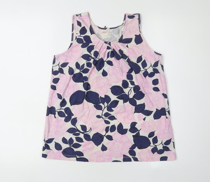 GapKids Girls Multicoloured Floral Tank Top, 13 Years