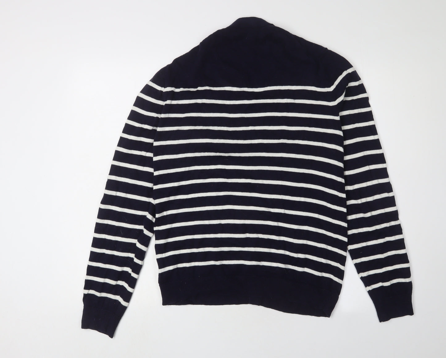 Gap Women's Black Striped Cardigan Size S V-Neck