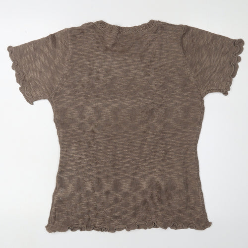 Casamia Brown Women's Pullover Jumper, Size S