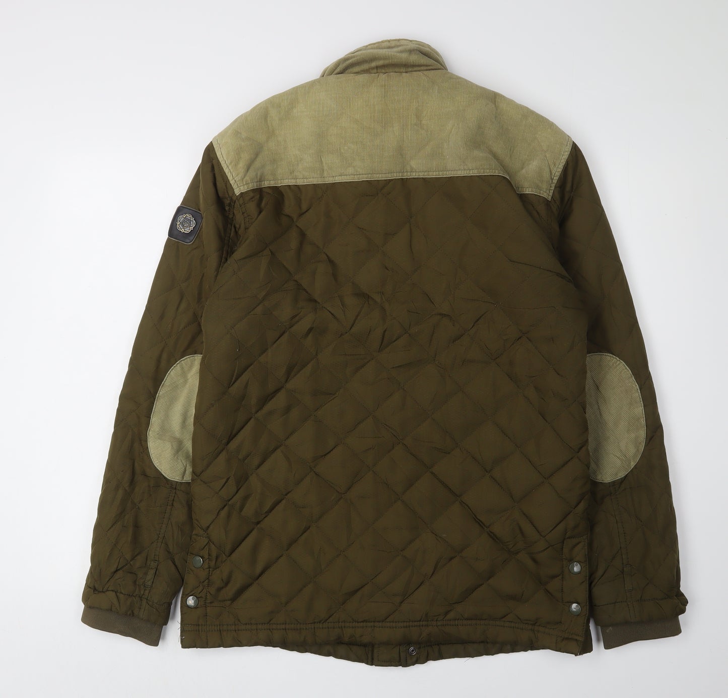 Nicholas Deakins Men's Green Quilted Jacket, Medium