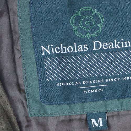 Nicholas Deakins Men's Green Quilted Jacket, Medium