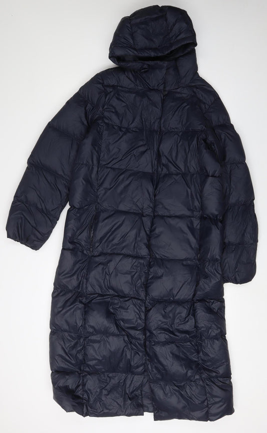 Marks and Spencer Women's Blue Puffer Jacket Size 12