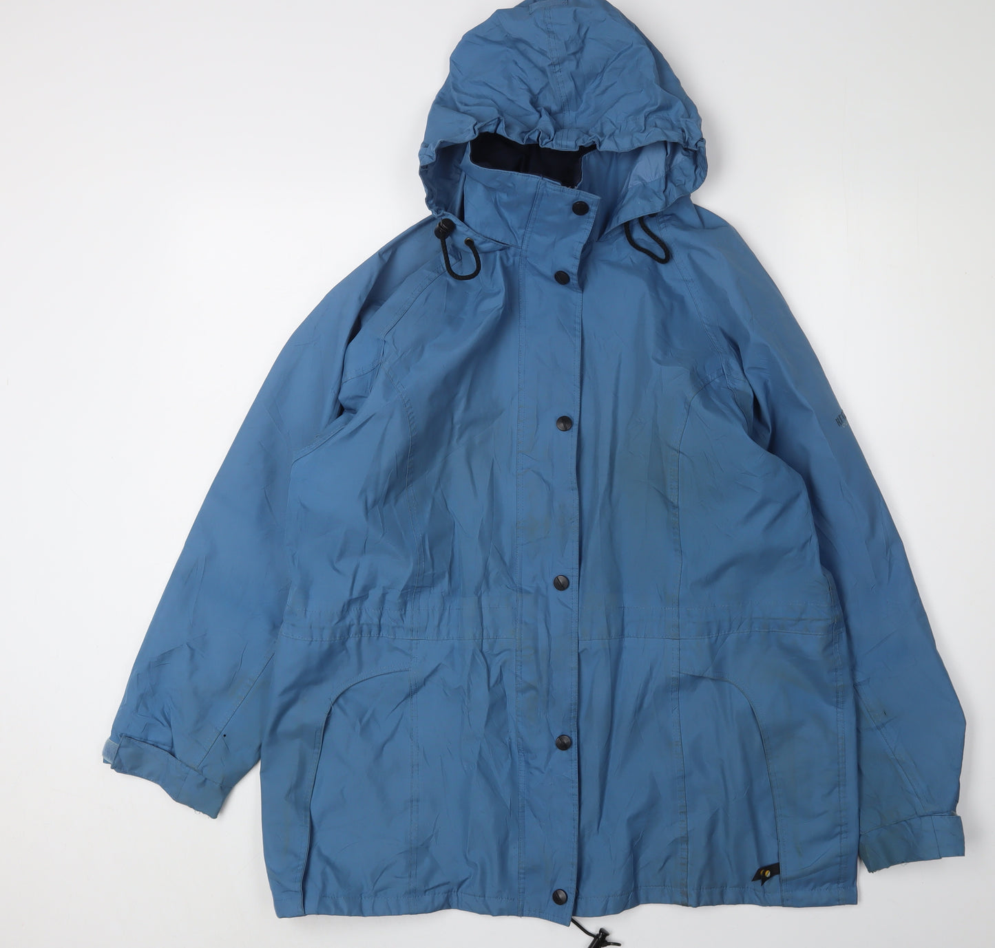 Regatta Women's Blue Rain Coat UK 12 Hooded Jacket