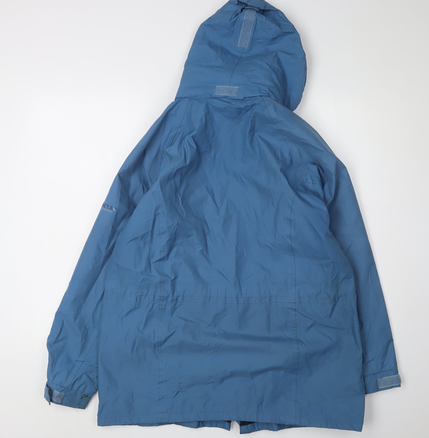 Regatta Women's Blue Rain Coat UK 12 Hooded Jacket