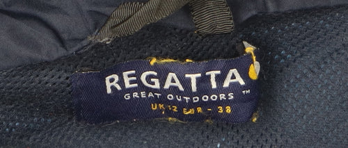 Regatta Women's Blue Rain Coat UK 12 Hooded Jacket