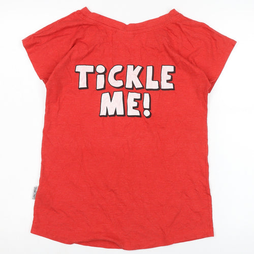 Sesame Street Women's Red Elmo T-Shirt XS Casual