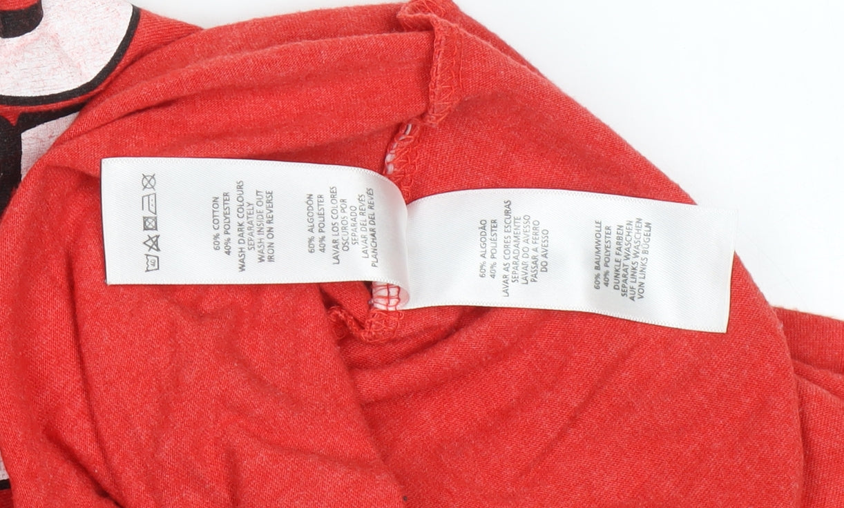 Sesame Street Women's Red Elmo T-Shirt XS Casual