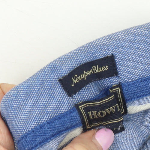 Newport Blues Men's Blue Striped Polo Shirt Size 12