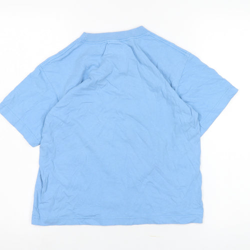 Alstyle Boys Blue Cartoon Graphic T-Shirt, Medium, Casual Wear