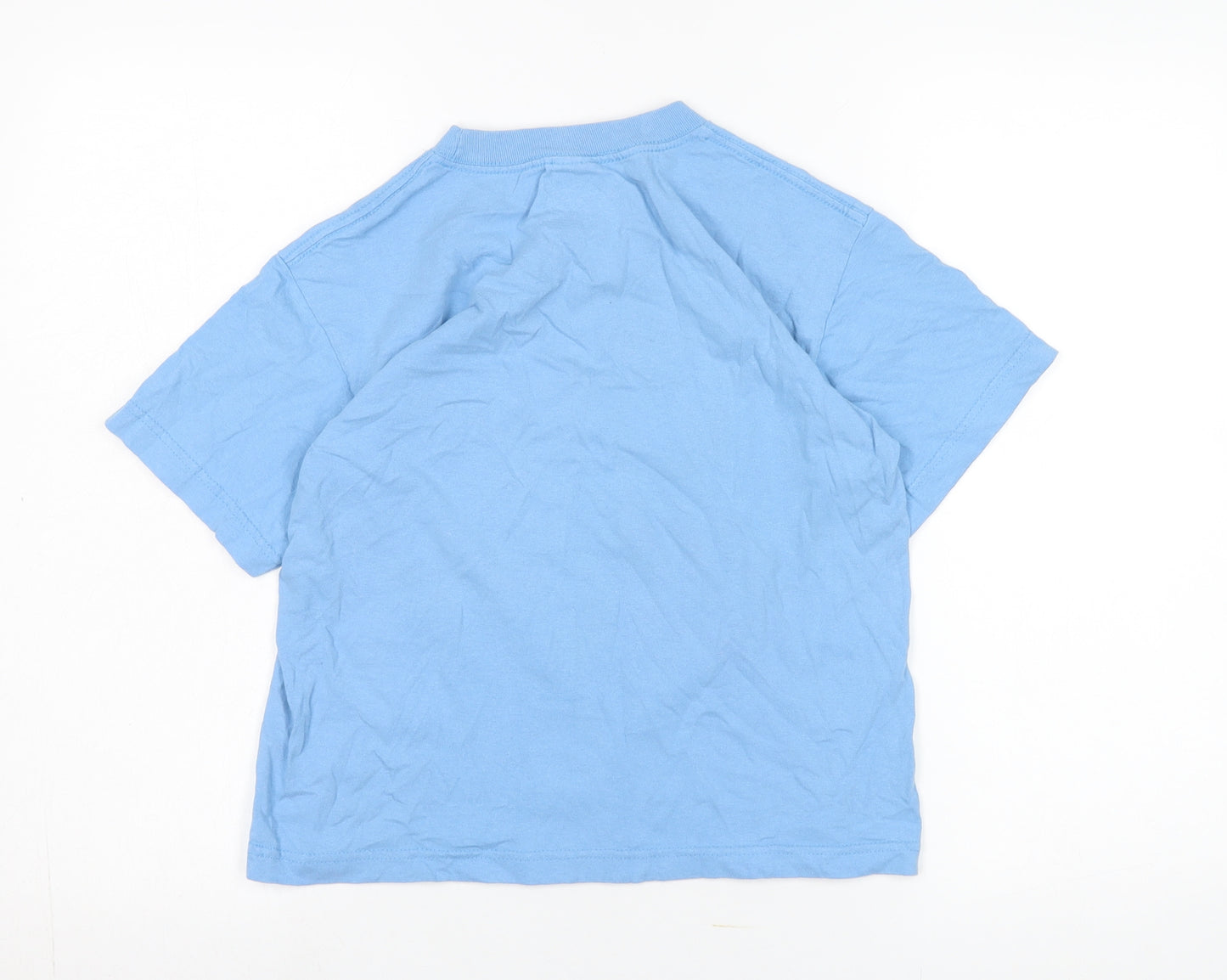 Alstyle Boys Blue Cartoon Graphic T-Shirt, Medium, Casual Wear