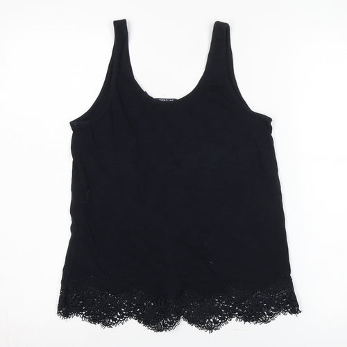 Superdry Women's Black Lace Tank Top - Size M