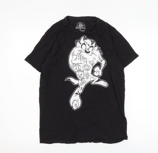 Looney Tunes Men's Black Tasmanian Devil T-Shirt M