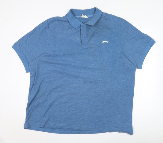 Slazenger Men's Blue Polo Shirt 3XL Short Sleeve