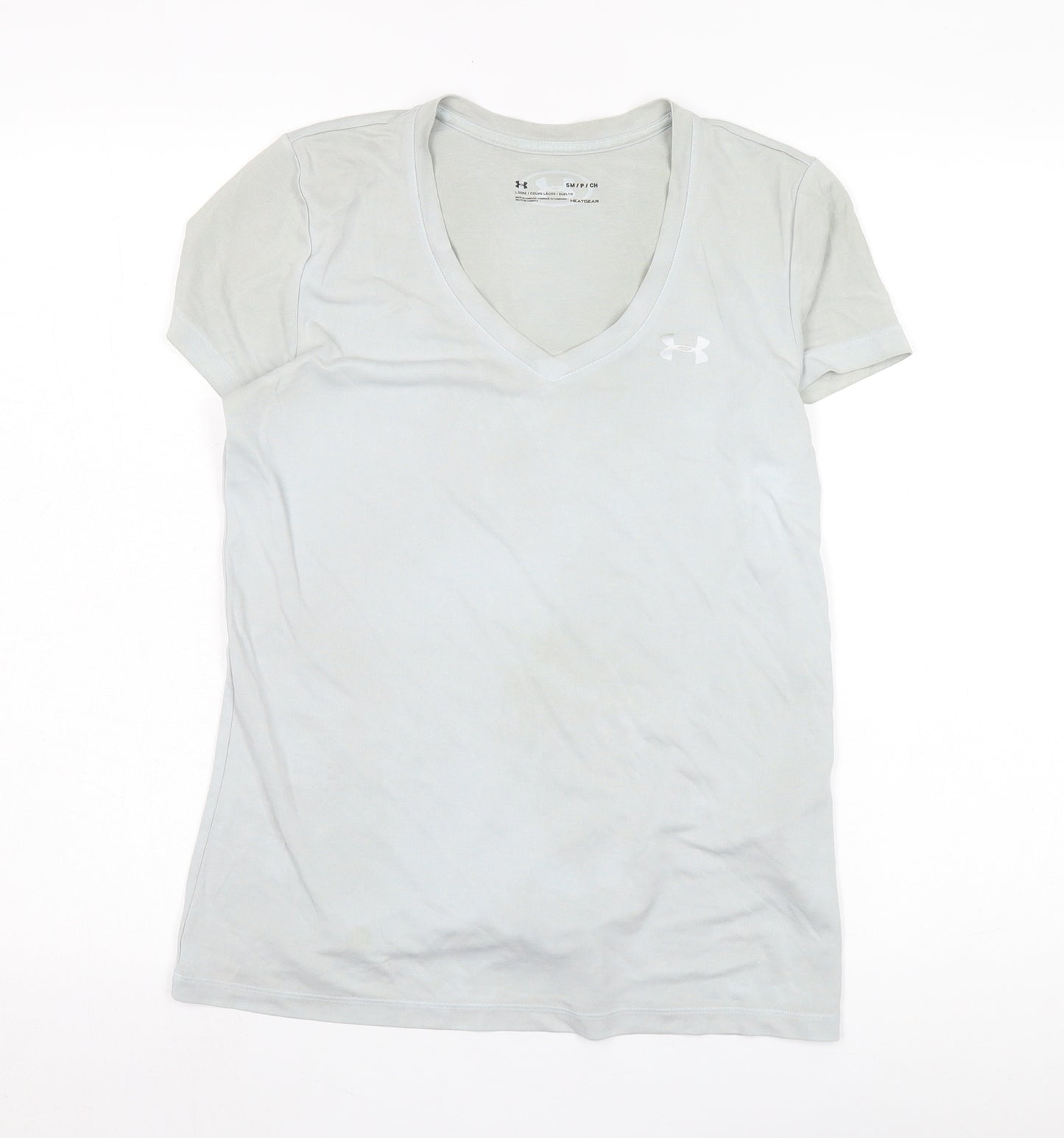 Under Armour Women's White V-Neck Relaxed T-Shirt S