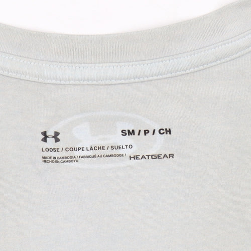 Under Armour Women's White V-Neck Relaxed T-Shirt S