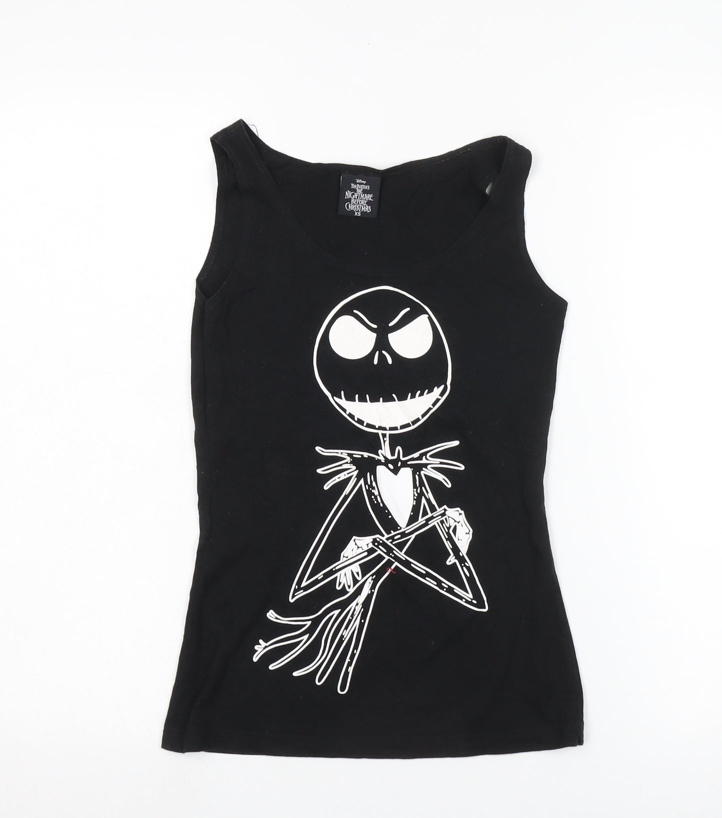 Disney Women’s Black XS Nightmare Tank Top