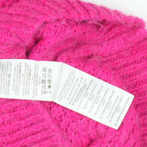 Mingdian Girls Pink Roll Neck Jumper Pullover 3-4 Years