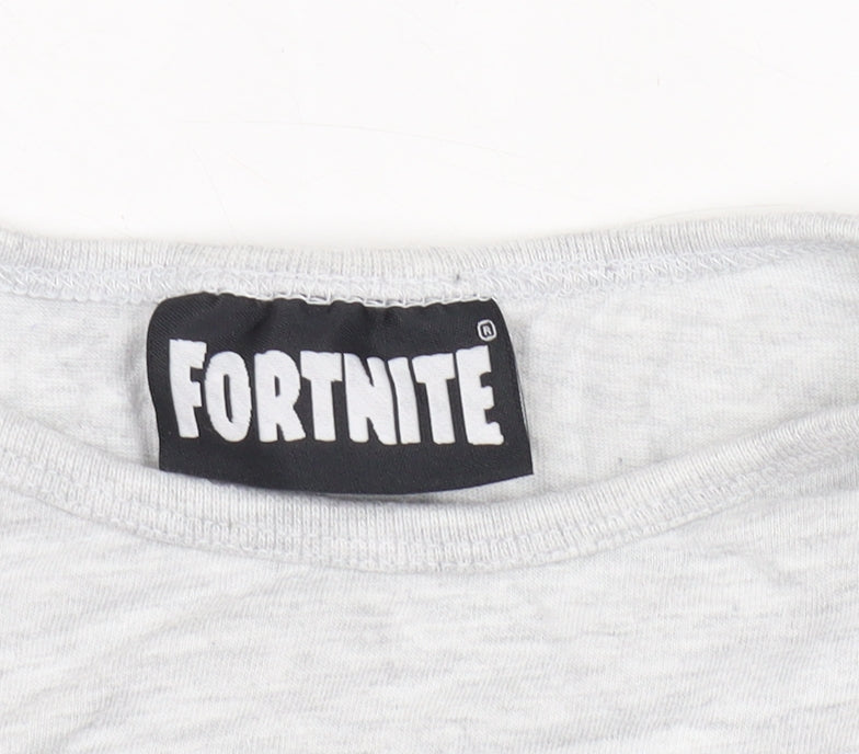 Fortnite Boys Grey Long Sleeve T-Shirt 11-12 Years