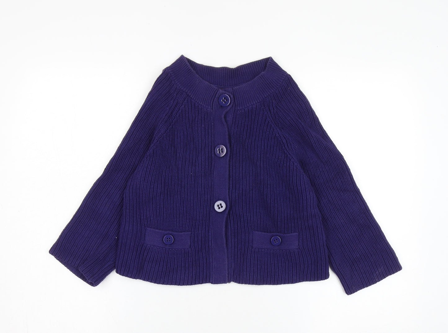 Phase Eight Women's Purple Cardigan, Size 12, Classic Knit