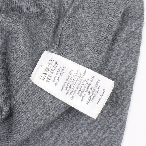 Rachel Zoe Women's Grey Hooded Jacket L