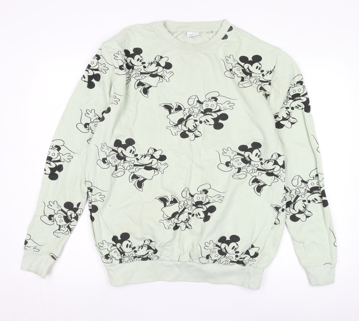 Disney Unisex Ivory L Cartoon Graphic Pullover Sweatshirt